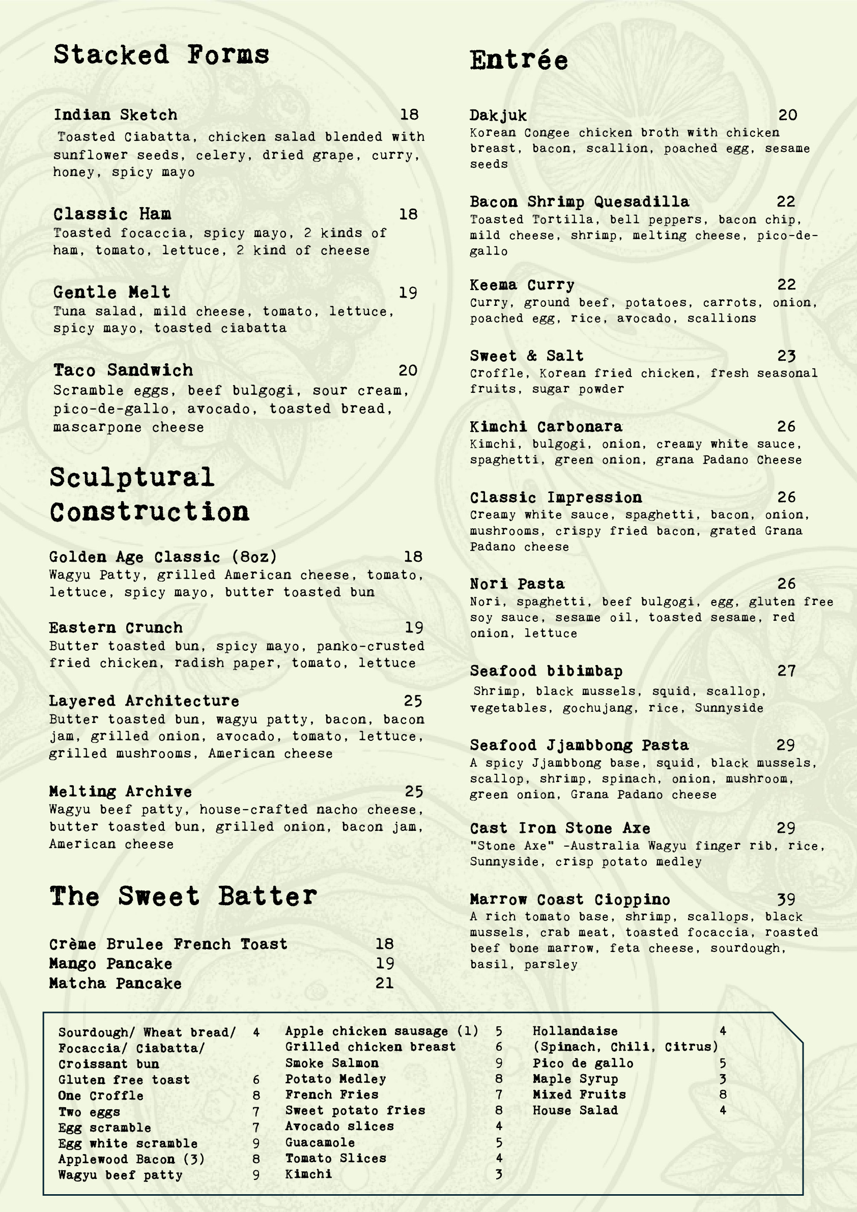 Menu Page 2
