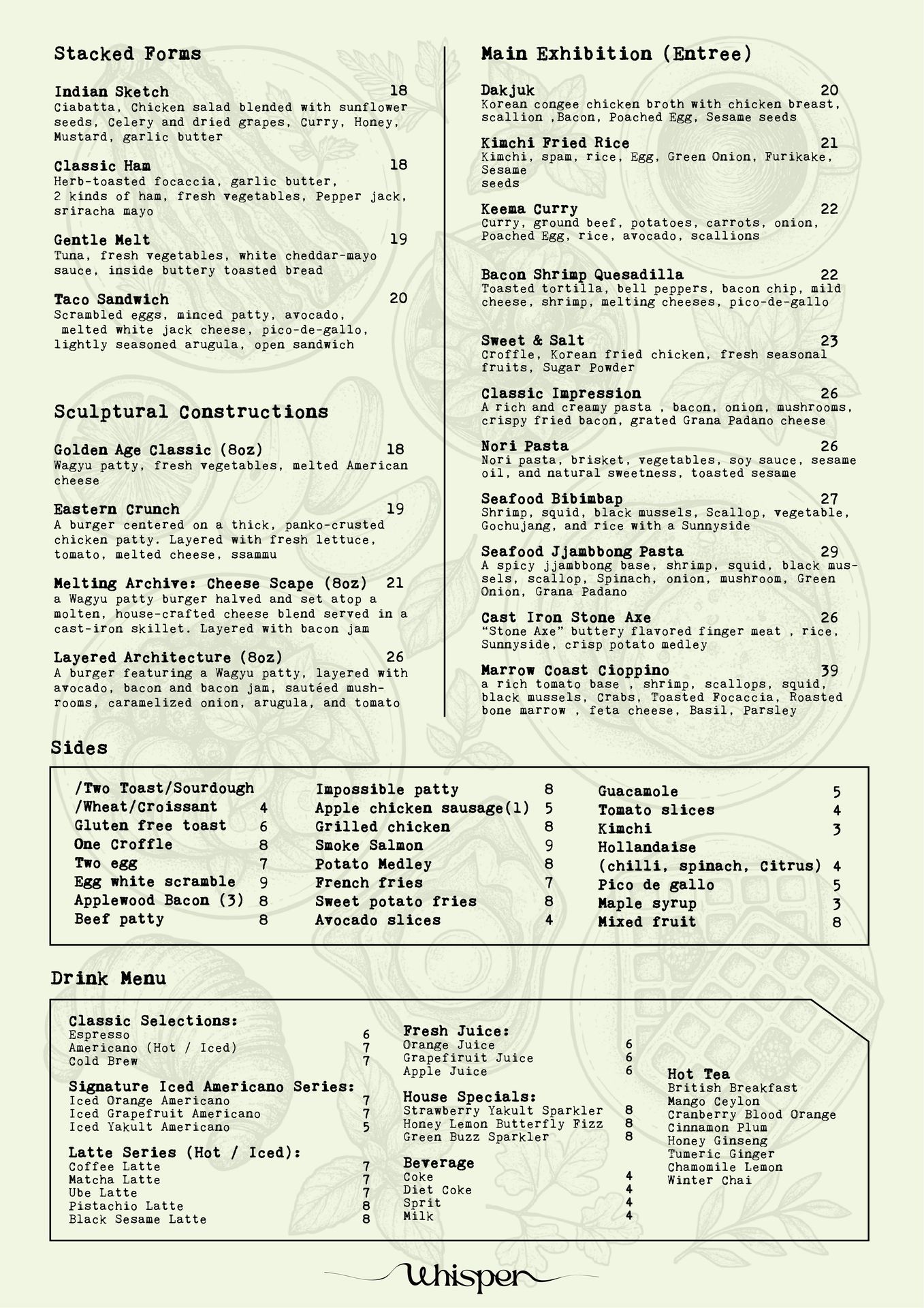 Menu Page 2